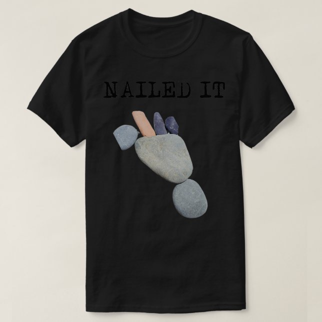 Nailit den sten bigfoot t shirt (Design framsida)