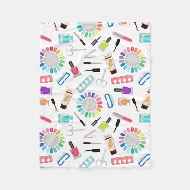 Nails Manicure Pedicure Beauty Salon  Fleecefilt (Framsidan)