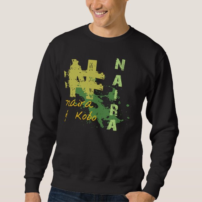 NairaGrunge undertecknar T-skjortan Sweatshirt (Framsida)