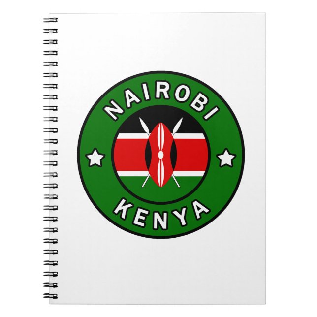 Nairobi Kenya Anteckningsbok (Framsidan)