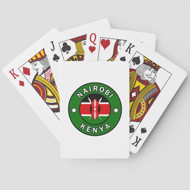 Nairobi Kenya Casinokort (Baksidan)