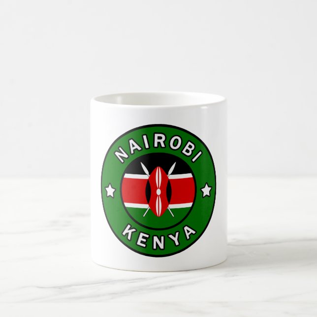 Nairobi Kenya Kaffemugg (Center)