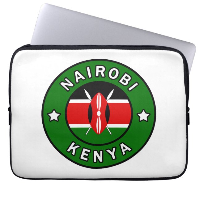 Nairobi Kenya Laptop Fodral (Framsidan)