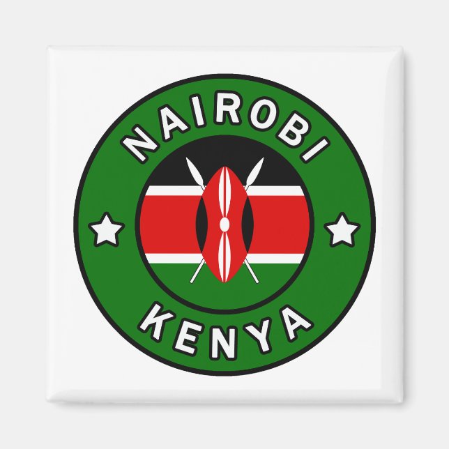 Nairobi Kenya Magnet (Framsidan)