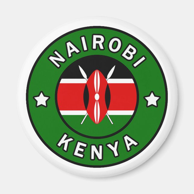Nairobi Kenya Magnet (Framsidan)