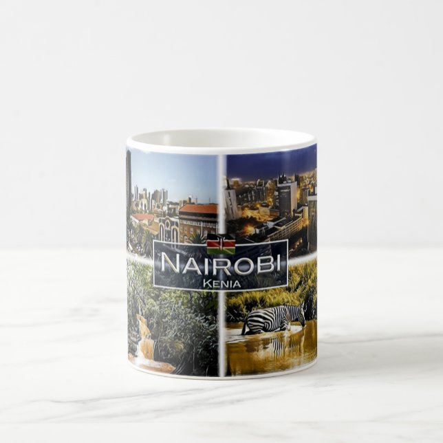 Nairobi - Kenya - Mosaic - Kaffemugg (Center)