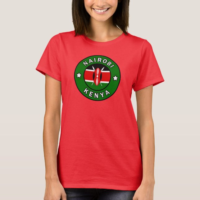 Nairobi Kenya T Shirt (Framsida)