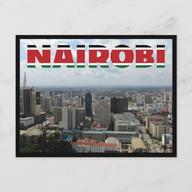 Nairobi - Kenyas vykort (Framsida)