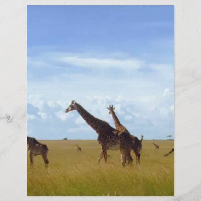 Nairobi National Park Giraffes (Framsida)