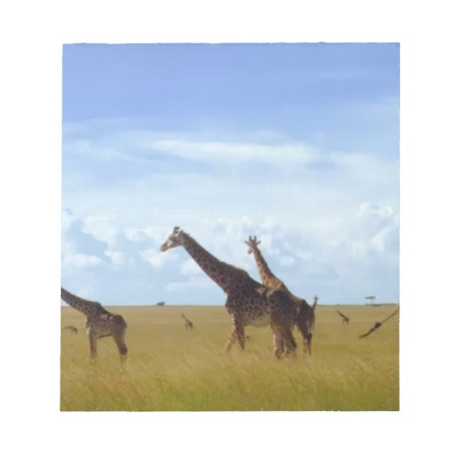 Nairobi National Park Giraffes Anteckningsblock (Framsida)
