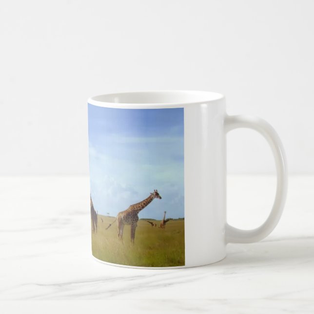 Nairobi National Park Giraffes Kaffemugg (Höger)