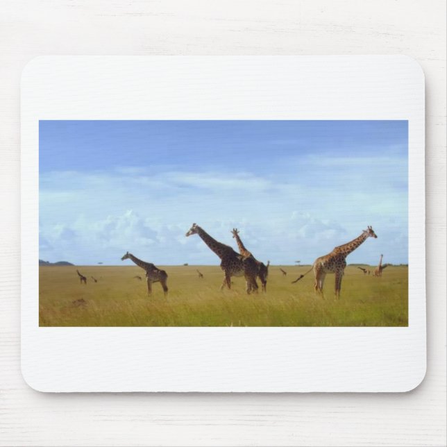 Nairobi National Park Giraffes Musmatta (Framsidan)