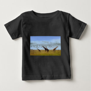 Nairobi nationalpark Giraffe Design T Shirt