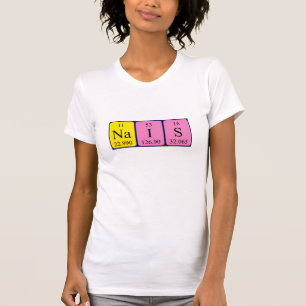 Nais periodiska skjorta bord namn t-shirt