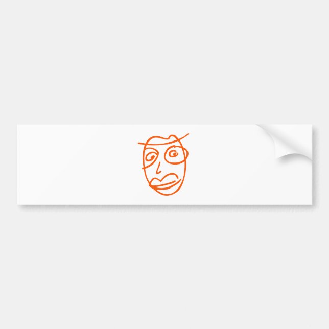 Naiv konstnärlig illustration bildekal (Framsidan)