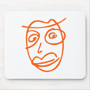 Naiv konstnärlig illustration musmatta