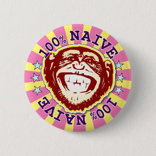 Naive 100% Lönsam Funky-bricka Knapp