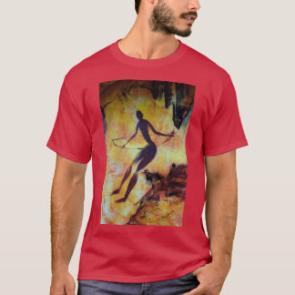Naive street Art graffiti på en vägg 2 T Shirt