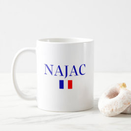 Najac Frankrike Kaffemugg