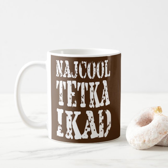 Najbolja Tetka NajCool Tetka BalkanMoster  Kaffemugg (Med munk)
