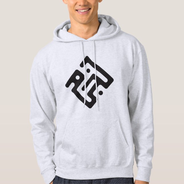 Najm (Star) name in arabic kufi calligraphy Hoodie (Framsida)