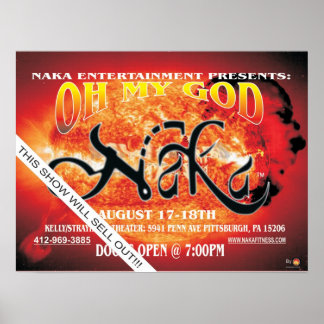 NAKA OH MY GOD POSTER