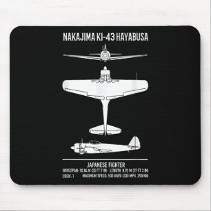 Nakajima Ki-43 Hayabusa Japanska Fighter Flygplan Musmatta