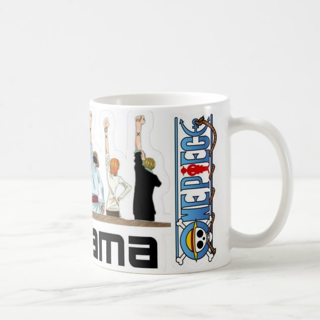 🌊🏴‍☠️"Nakama" Crew 🏴‍☠️🌊 Kaffemugg (Höger)