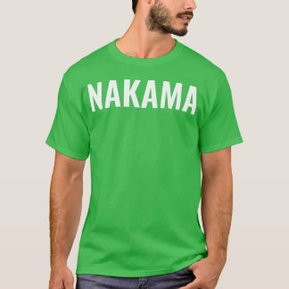 Nakama Friend Romaji Japansk Ord-flicka T Shirt