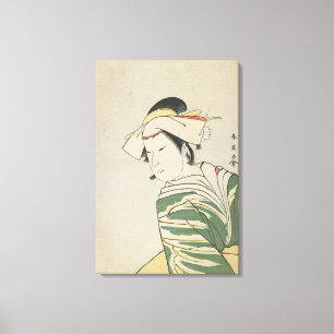 Nakamura Noshio II som Tonase, 1795 Canvastryck