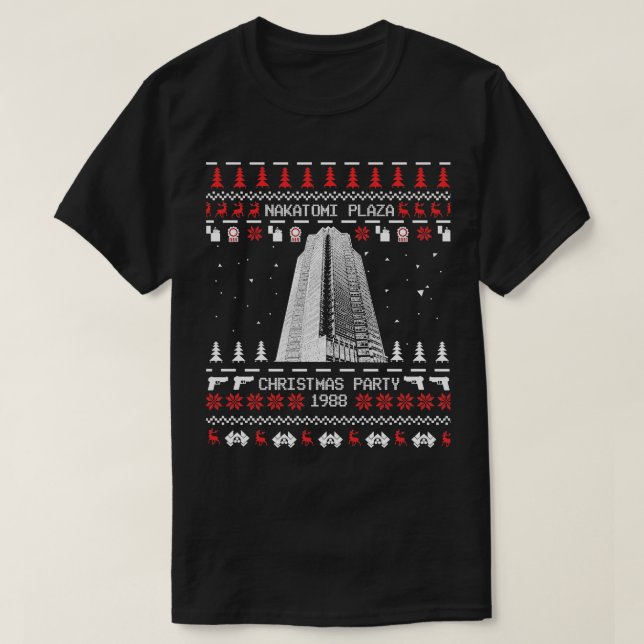 Nakatomi Plaza 1988 Sweater T Shirt (Design framsida)
