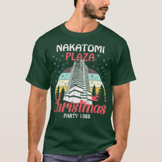 Nakatomi Plaza Christmas Party 1988 Funny Xmas Vin T Shirt
