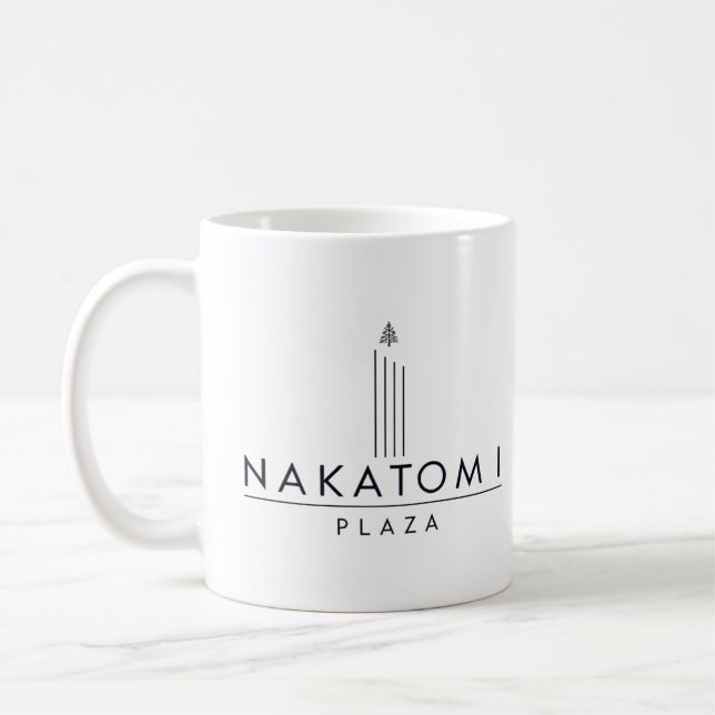 Nakatomi plaza christmas-vintage kaffemugg (Vänster)