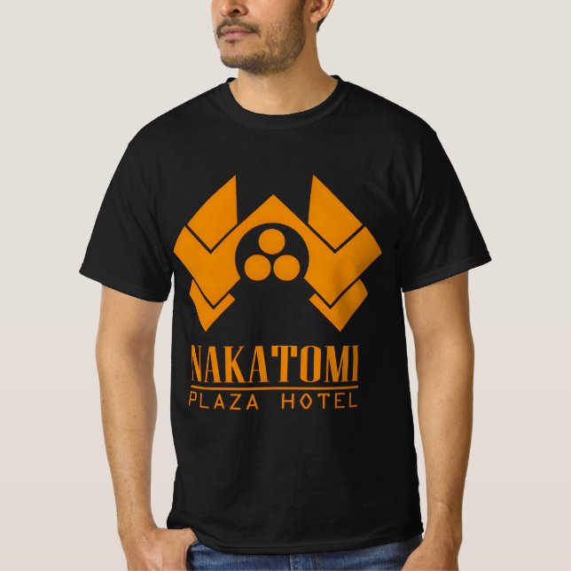Nakatomi Plaza Hotel Manar Die Hard Inspired 90's  T Shirt (Framsida)
