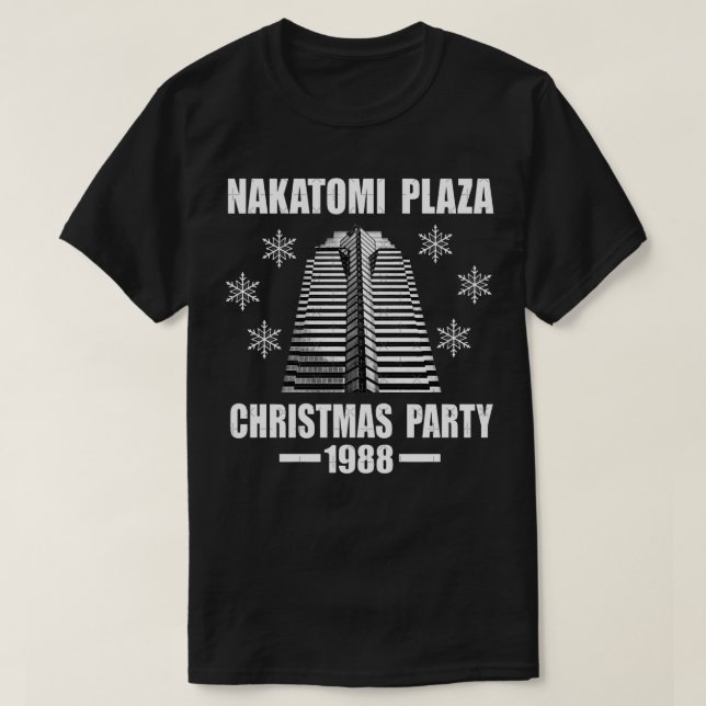 Nakatomi Plaza jul Party 1988 Classic T-Shir T Shirt (Design framsida)