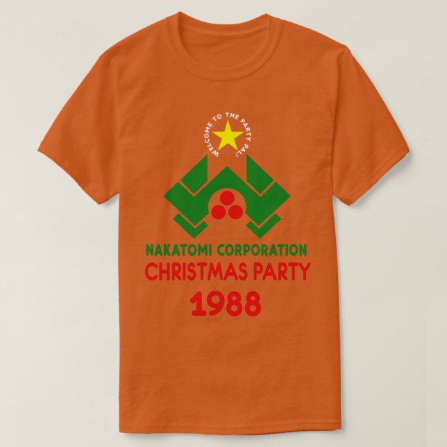 Nakatomi Plaza jul Party T Shirt (Design framsida)