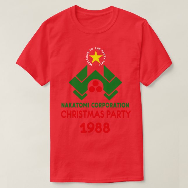 Nakatomi Plaza jul Party T Shirt (Design framsida)