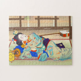 Nakazawa Hiromitsu Inn at Gion maiko geisha art Pussel