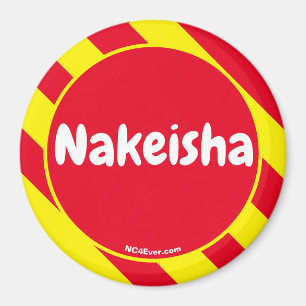 Nakeisha Red/Gult Magnet