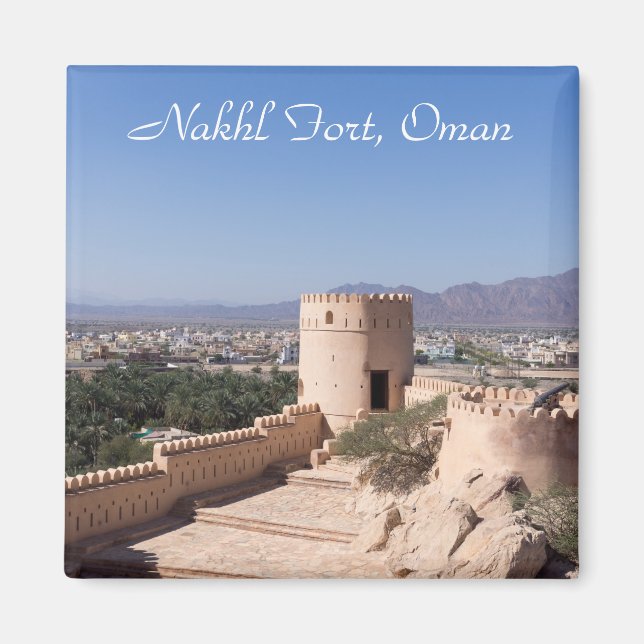 Nakhl Fort, Oman Magnet (Framsidan)