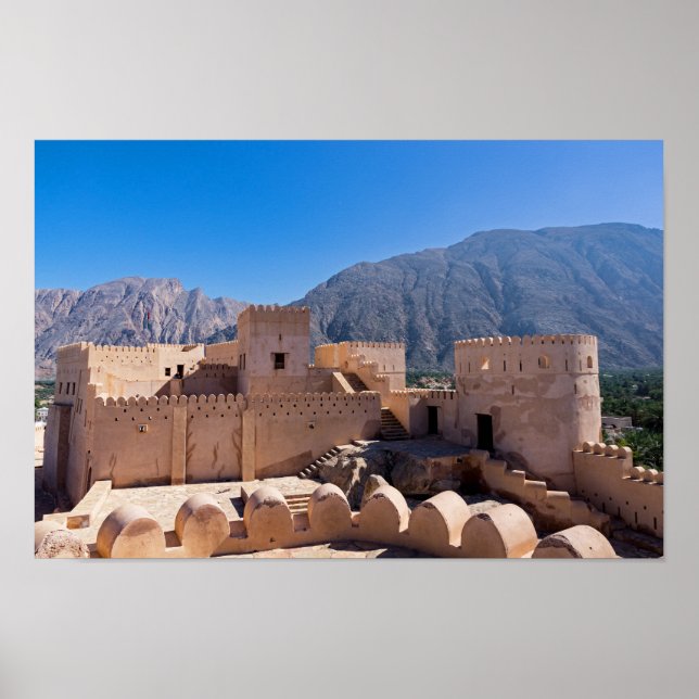 Nakhl Fort, Oman Poster (Framsidan)