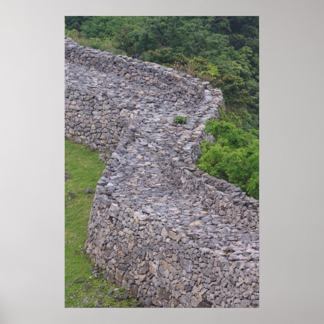 Nakijin Castle Wall Poster (Framsidan)