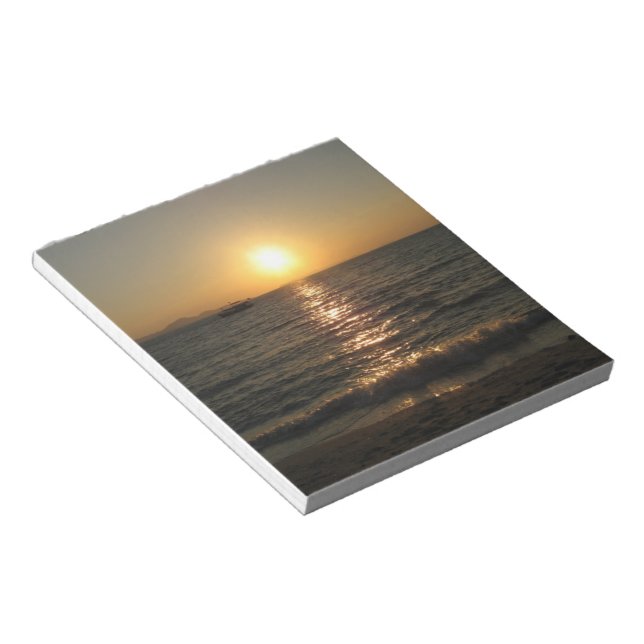 Naklua Beach Sunset ... Pattaya, Chonburi, Thailan Anteckningsblock (Vinklad)