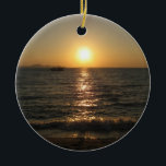 Naklua Beach Sunset ... Pattaya, Chonburi, Thailan Julgransprydnad Keramik<br><div class="desc">Naklua Bay ligger omedelbart norr om Pattaya Bay, med Rachvate Cape som skiljer de två. Naklua Beach, längst norrut, är huvudremsan, med den mindre Måne-Beach och därefter Handflatan-banden längre söderut. Utöver dem finns Wong Amat Beach som ockuperar den norra delen av Pattaya Bay, men som man har tillgång till från...</div>