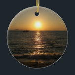 Naklua Beach Sunset ... Pattaya, Chonburi, Thailan Julgransprydnad Keramik<br><div class="desc">Naklua Bay ligger omedelbart norr om Pattaya Bay, med Rachvate Cape som skiljer de två. Naklua Beach, längst norrut, är huvudremsan, med den mindre Måne-Beach och därefter Handflatan-banden längre söderut. Utöver dem finns Wong Amat Beach som ockuperar den norra delen av Pattaya Bay, men som man har tillgång till från...</div>