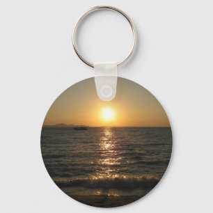 Naklua Beach Sunset ... Pattaya, Chonburi, Thailan Nyckelring