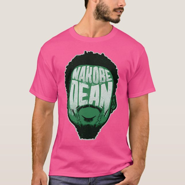 Nakobe Dean Player Silhouette T Shirt (Framsida)