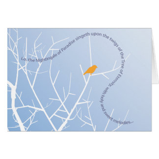 Näktergal av paradiset OBS kort