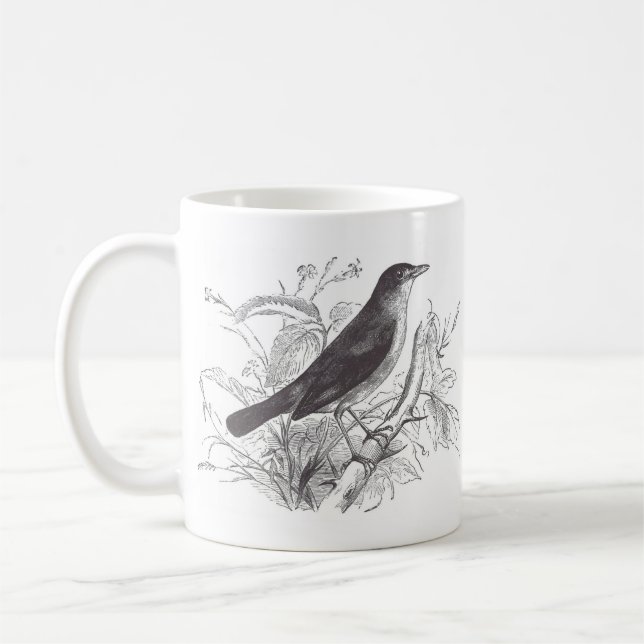 näktergal kaffemugg (Vänster)