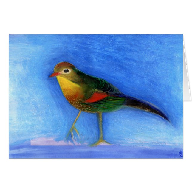 Näktergalet tänder 2012 hälsningskort (Framsidan Horizontal)